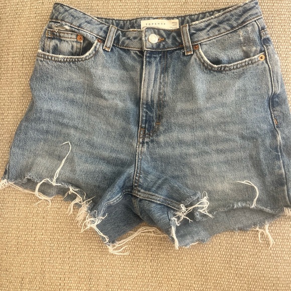 Top-shop Jean Shorts W28 - Picture 1 of 2